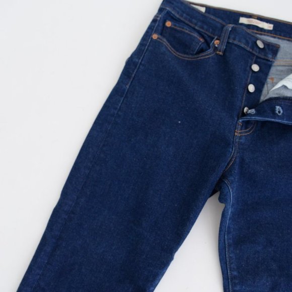 Levi's Wedgie Straight Leg High Rise Western Fringe Pocket Jeans - Picture 8 of 15